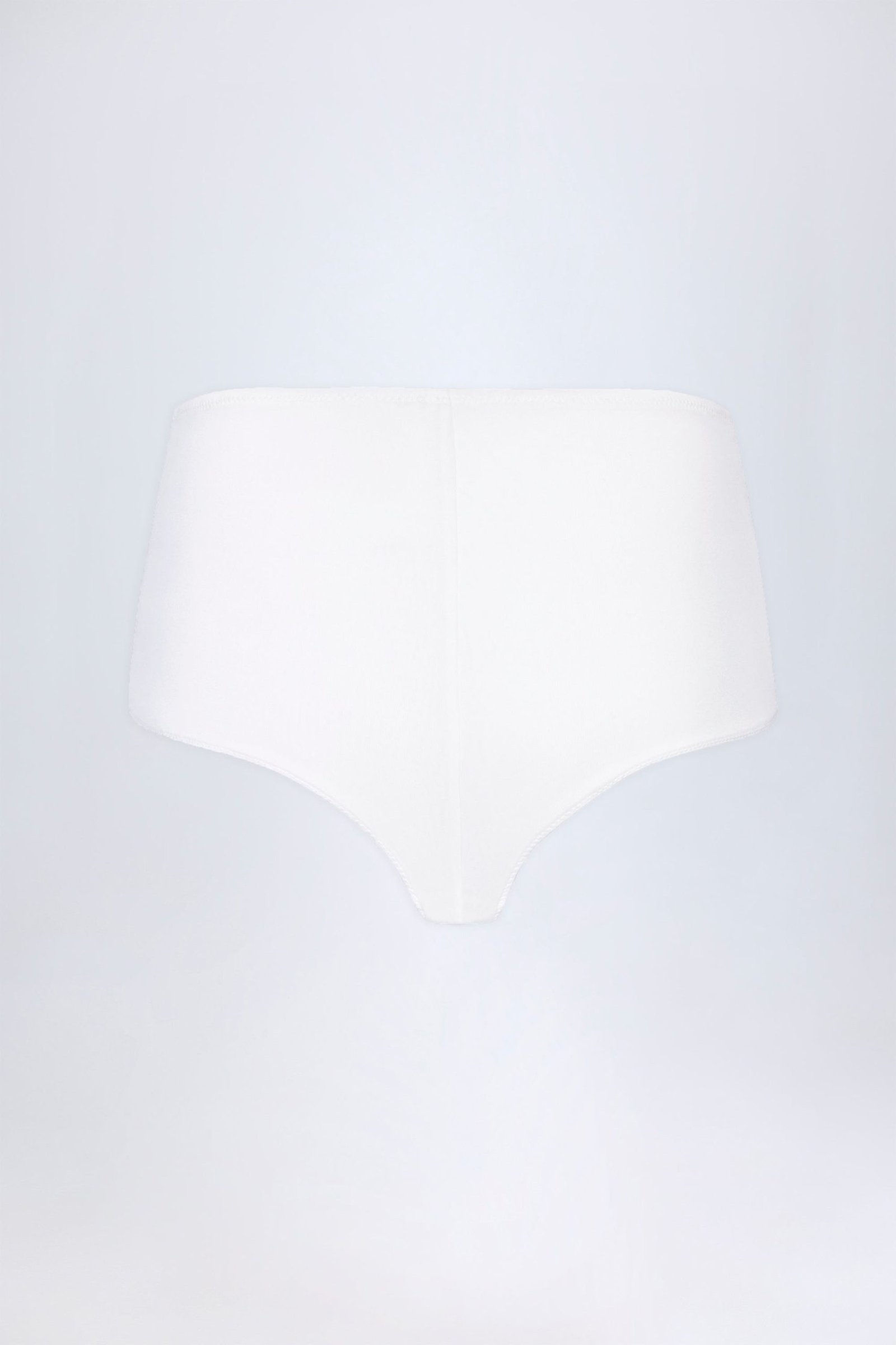 Slinky Jersey Low-Rise Hotpants in White - Image 6